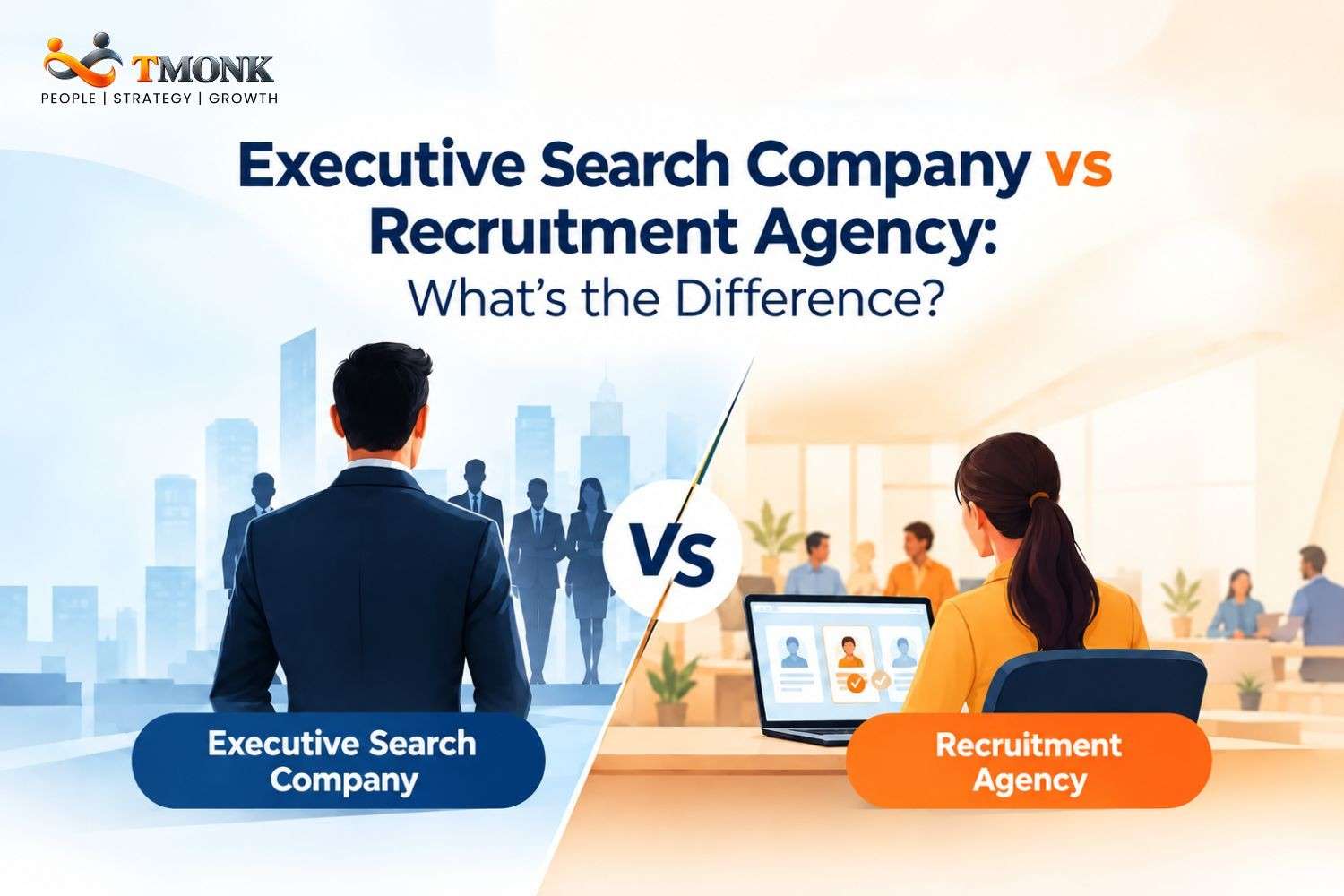 executive search company vs recruitment agency