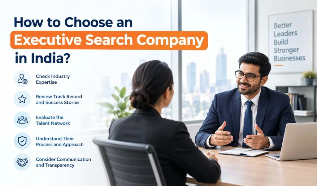 how to choose an executive search company in india