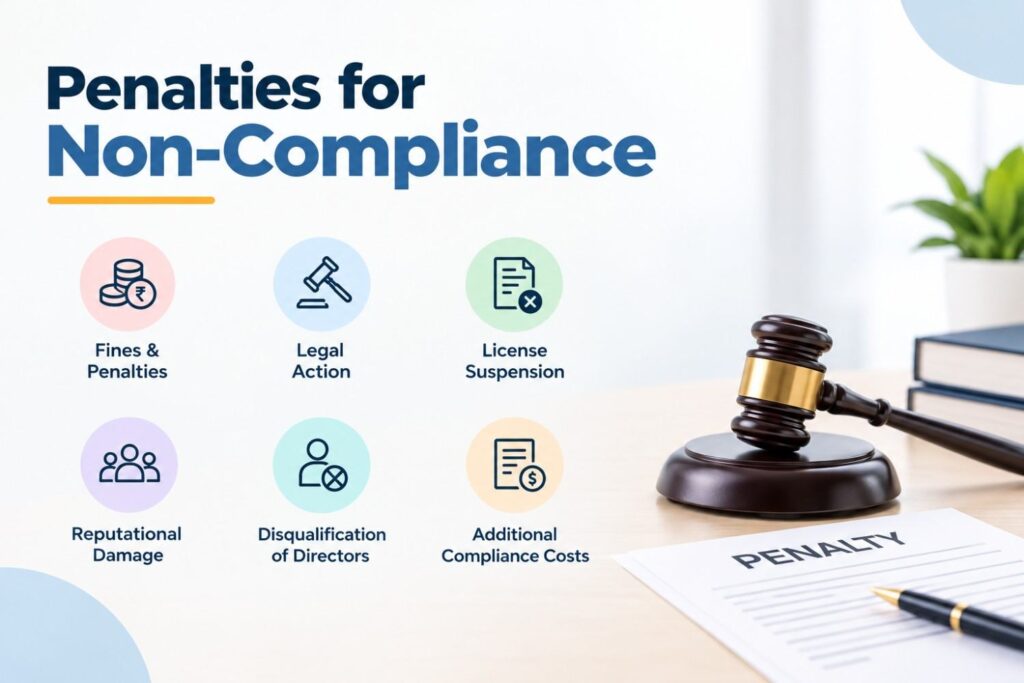 penalties for non compilance